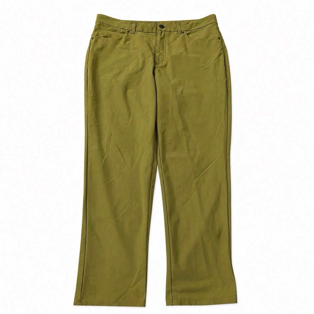VRST Commuter Pants 32x30 Olive Green Golf Performance Stretch Straight Athletic